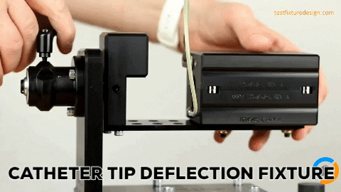 Catheter Tip Deflection Fixture
